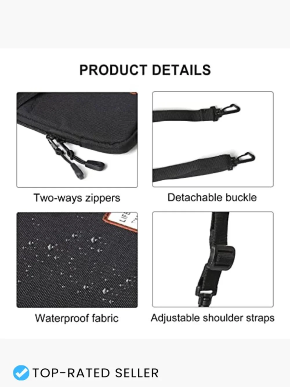 Mini Crossbody Bag Messenger Satchel Shoulder Adjustable Sling Travel